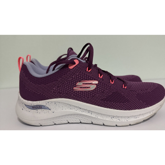 Skechers Women's Rich Vision Arch Fit 2.0 Athletic Walking Women's 9.5 purple - Picture 3 of 7